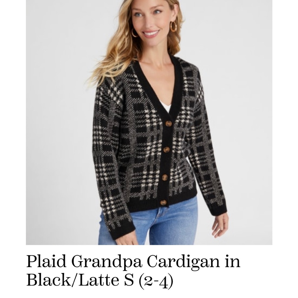 Grandpa plaid sweater